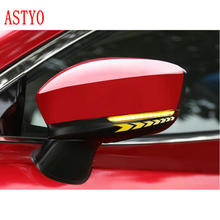 ASTYO For Mazda 3 Axela Mazda 6 Atenza 2017 -2019  LED Side Wing Rearview Mirror Indicator Blinker Dynamic Light Lamp 2024 - buy cheap