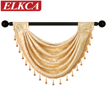 1 Piece Valance European Royal Luxury Valance Curtains for Living Room Window Curtains for Bedroom Valance Curtains for Kitchen 2024 - buy cheap