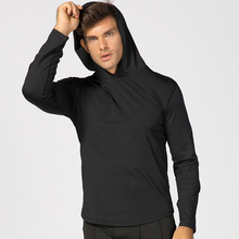 Chaqueta de entrenamiento para hombre, chaquetas para hacer ejercicio, sudaderas deportivas con capucha de manga larga, sudadera deportiva para correr, abrigo para gimnasio 2024 - compra barato