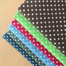 Polka dot impresso algodão linho retalhos tecido de lona linho algodão diy costura material estofando telas tecido várias cores 2024 - compre barato