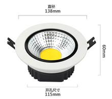 COB alta potência LEVOU teto lâmpada 10 W 15 W 20 W Lâmpada LED AC110-240V CONDUZIU a iluminação do bulbo do diodo emissor de luz downlight spotlight com led unidade 2024 - compre barato