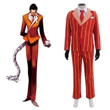 Disfraz de Cosplay para adultos, traje de Anime Overlord Demiurge, chaqueta y pantalones para Halloween, L320 2024 - compra barato