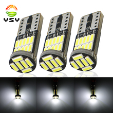 YSY 100pcs T10 bulb led 194 T10 26 SMD 4014 w5w car LED signal light led parking Auto Clearance Light car styling Fog lamp 2024 - buy cheap