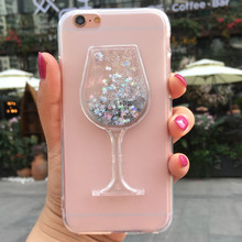 Glitter caso líquido para xiaomi redmi go 4a 5a 6a caso do vinho silicone macio tpu telefone capinhas para xiaomi redmi s2 y2 caso capa traseira 2024 - compre barato