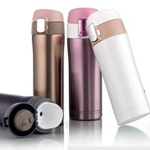 500ml Thermos Bottle Stainless Steel Insulated Water Bottle Vacuum Flasks Thermos Cup Bounce Lip Coffee Mug Travel Drink Bottle 2024 - купить недорого