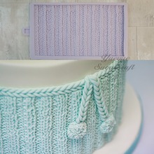 Yueyue Sugarcraft Knitting Wool silicone mold fondant lace mold cake decorating tools chocolate gumpaste mold 2024 - buy cheap