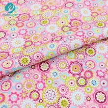 Tela de algodón estampada con flores de colores, 50cm x 160cm, rosa, para lecho para costura, cojines de textil, almohada con diseño de carta 2024 - compra barato