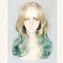 FGO Fate Grand Order Fate Apocrypha Vlad III Tepes Moonlight Blonde And Gray Green Ombre Cosplay Costume Wig + Wig Cap 2024 - buy cheap