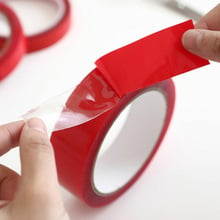 Red 6/8/10mm Transparent Silicone Double Sided Tape Sticker For Car  High Strength No Traces Adhesive Sticker Living Goods 2024 - buy cheap