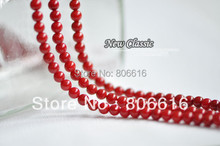 5MM 156Pcs Red Natural Stone Loose Coral Strand Bead Jewelry Beads Accessories Findings 2024 - buy cheap