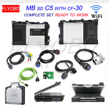 NEW! MB Star C5 SD CONNECT 5 with New 2019.09V Software+Super CF-30 Touchscreen Car Diagnostic laptop CF30 for MB SD C5 Scanner 2024 - buy cheap