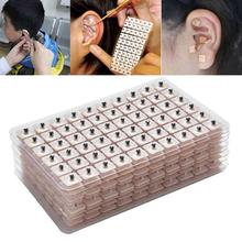 popfeel 600Pcs/lot Acupuncture Needle Ear Vaccaria Seeds Relaxation Ear Press Auricular Massage Paste Stickers 2024 - buy cheap