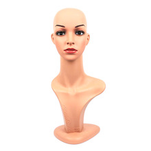 Manequim feminino realista, de alta qualidade, cabeça de manequim, cabeça de manequim, cabeça de peruca 2024 - compre barato