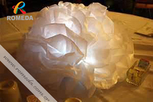 HOT SALES*****LED Tissue Paper  Pom Poms paper flower Wedding Party Festival Decoration 2024 - buy cheap