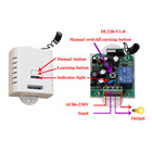 Controle remoto sem fio 1ch 315/433mhz ac85v 110v 220v 250v, transmissor + receptor com capa - foto 2026 Controle remoto sem fio 1ch 315/433mhz ac85v 110v 220v 250v, transmissor + receptor com capa - foto 2026