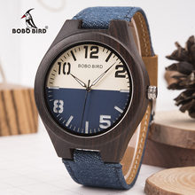 BOBO BIRD-reloj analógico de madera para hombre y mujer, nuevo accesorio de pulsera resistente al agua con calendario, complemento masculino de marca de lujo con diseño moderno y diseño personalizado, perfecto para regalo, C-iR29 2024 - compra barato
