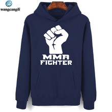 Hit MMA FIGHTER autumn winter hoodies men 2019 new hoodie sweatshirt men fashion brand harajuku hip hop pullover Jacket coat 4XL 2024 - buy cheap