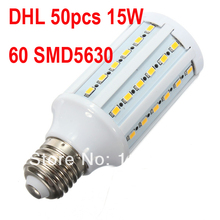 DHL EMS Free shipping Wholesale 50pcs High Lumens E27 15W LED Corn Lamp SMD5630 LED 220V/230V/240V Light Bulb Downlight 2024 - buy cheap