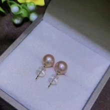 shilovem 18k rose  Natural  freshwater pearls Drop Earrings fine Jewelry women trendy anniversary  gift new myme7-7.5zz 2024 - buy cheap