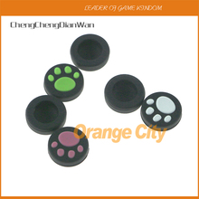 Proteção de silicone para botão de pata de gato, capa para botão analógico de controle joy-con, 500 peças 2024 - compre barato