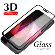 Vidrio protector de pantalla para oppo f5, película de protección de cristal templado 9h 2.5d para oppo f7 f 5 7 2024 - compra barato