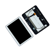 Pantalla LCD para Samsung Galaxy Tab 4 SM-T530 T535, montaje de digitalizador con pantalla táctil con marco 2024 - compra barato