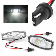 Para honda civic vii4/5 porta/viii/cidade accord legend carro led cauda traseira número de licença placa luz indicador iluminação da lâmpada oem ce 2024 - compre barato