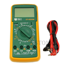 Multímetro Digital DT9205M, voltímetro, ohmímetro, amperímetro, probador de capacitancia APR5_30 2024 - compra barato