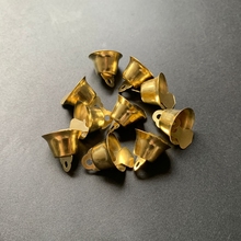 Small Bells for Crafts Metal Jingle Bells Gold Bachelor Party Festival Christmas Wreath Supplies Home Decorations 10 pieces 2024 - buy cheap