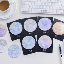 Planet Earth memo pad sticky notes Cute Self-Adhesive paper Label Stationery Sticker Bookmark notebook school supplies 2024 - buy cheap