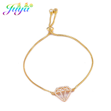 Juya Dropshipping Slider Chain Adjustable Bracelets Handmade Luxury Charm Bracelets For Women Men Gold//Rose Gold Bracelet 2024 - buy cheap