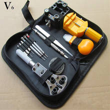 V6 13Pcs Watch Repair Tool Kit Set Watch Case Opener Link Spring Bar Remover Screwdriver Tweezer Watchmaker Dedicated Device 2024 - buy cheap