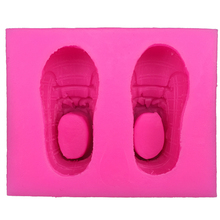 Molde de silicona para jabón con forma de zapatos, moldes para hornear chocolate, repostería, fabricación de arcilla de caramelo, herramientas de decoración de encaje para magdalenas, FT-0141 2024 - compra barato