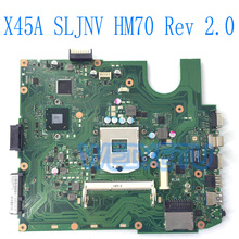 X45A Motherboard SLJNV HM70 For ASUS X45A Laptop Mainboard 60-N70MB1100-C04 Rev 2.0 100% Tested in stocked 2024 - buy cheap