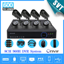 HMDI 1080p home 8channel 960h security 3g nvr video surveillance cctv system with IR indoor outdoor camera dvr kit 8ch SK-063 2024 - buy cheap