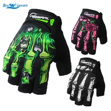 Guantes de ciclismo de medio dedo para hombre y mujer, manoplas deportivas de GEL para montar en el gimnasio, para bicicleta de montaña y carretera 2024 - compra barato