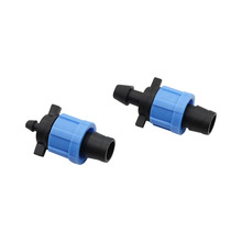 5/8" to 6mm/10mm Drip Tape Straight connector Lock Offtake Drip Irrigation Pipe Fittings agriculture tools 50 Pcs 2024 - buy cheap