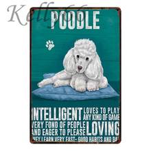 [ Kelly66 ] POODLE  Metal Sign Tin Poster Home Decor Bar Wall Art Painting 20*30 CM Size y-1624 2024 - buy cheap