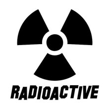 14.7cm*15cm Creative Personality Decal Vinyl Funny Radioactive Body Stickers Accessories C5-0107 2024 - buy cheap