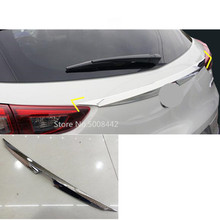 For Mazda CX-3 CX3 2017 2018 2019 2020 Car Stick Styling Body Rear Back Door Bumper Frame Plate Trim Trunk 1pcs 2024 - buy cheap