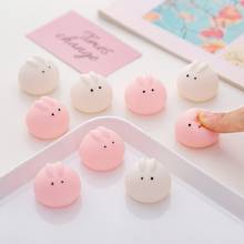 Mini Cute Rabbit Springback Toys Squishy Antistress Ball Squeeze Mochi Rising Abreact Soft Sticky Stress Relief Funny Gift Toys 2024 - купить недорого