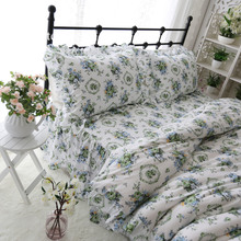 Conjunto de cama estampa total, pastoral, tamanho king, conjunto de capa de edredom, 100% algodão, conjunto de cama, roupa de cama 2024 - compre barato