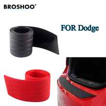 BROSHOO Car Styling Rubber Rear Guard Bumper Trunk Protector Trim Cover Strip For Dodge For Journey Caliber Avenger Magnum 2024 - buy cheap