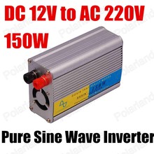 Onda senoidal pura inversor de potência do carro 150 w tensão de potência coverter inversor de potência inteligente 12 v dc para 220 v ac 50hz porta usb 2024 - compre barato