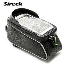 Sireck-suporte de celular para bicicleta, suporte impermeável de 6 polegadas com tela sensível ao toque, acessório de suporte para guidão, bicicleta mtb 2024 - compre barato