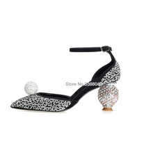 Bling Bling Women Wedding Shoes Sliver Rhinestone Ball Sexy Pointed Toe High Heels Female Wedding Dress Shoes Zapatos Mujer 2024 - buy cheap