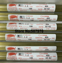 Ziyang Brass Electrode Tube OD1.2*Length 400mm for EDM Drilling Machine 2024 - buy cheap