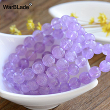 Pulseira de pedra natural de lavanda e ametismo warblade, joias femininas, 6mm 8mm 10mm 5a 3a, braceletes com contas para mulheres 2024 - compre barato