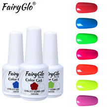 FairyGlo, 15ML, Gel de uñas de Color clásico, esmalte de uñas LED UV, pintura de estampado semipermanente, Gel híbrido Gellak, tinta de barniz 2024 - compra barato