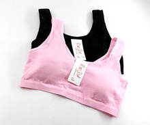 Teenage Girl Training Bra With Chest Pad fixed Shoulder Strap Bra Tops For Teens 9-16 Years Cotton Bra For Girls Underwea 2024 - buy cheap